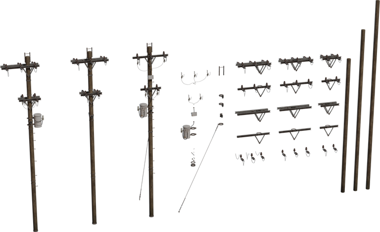 Modular Electricity Poles preview