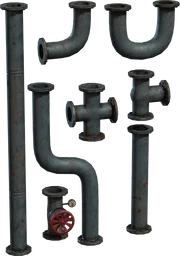 Modular Industrial Pipes 01