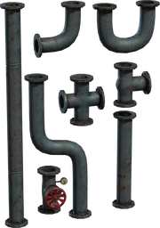 Modular Industrial Pipes 01
