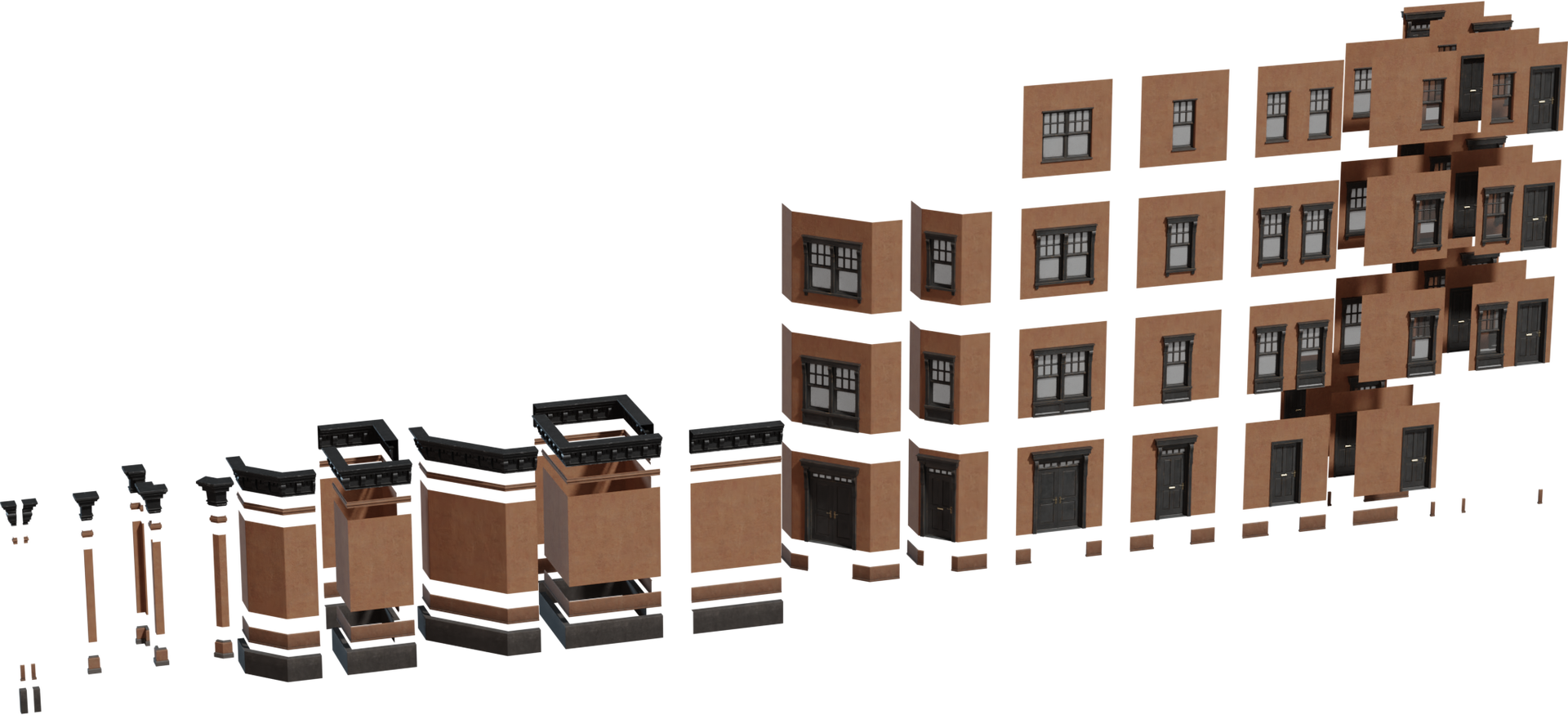 Modular Urban Apartments Facade