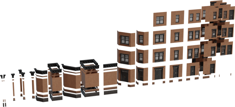 Modular Urban Apartments Facade