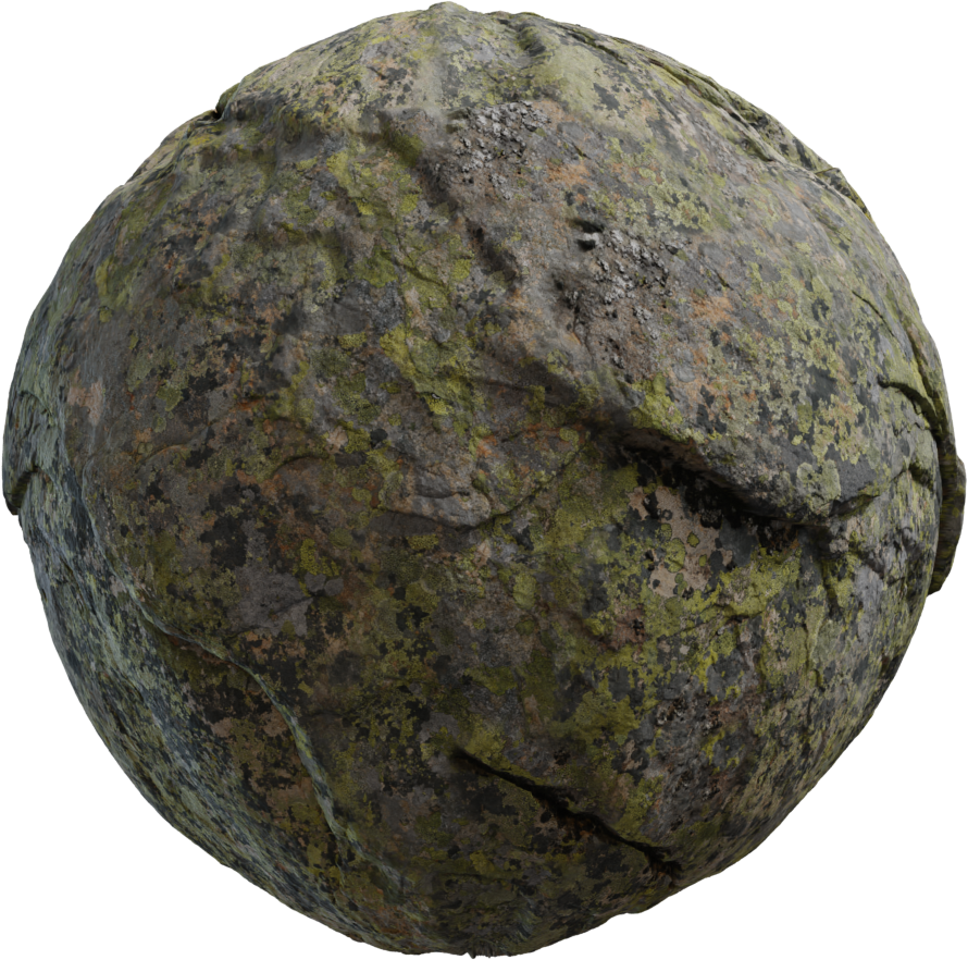 Mossy Rock Texture • Poly Haven