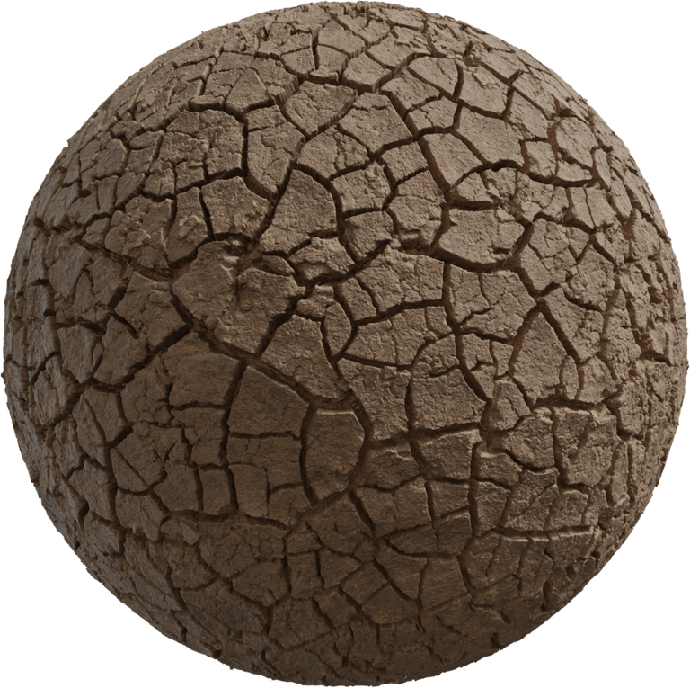 Mud Cracked Dry Riverbed 002