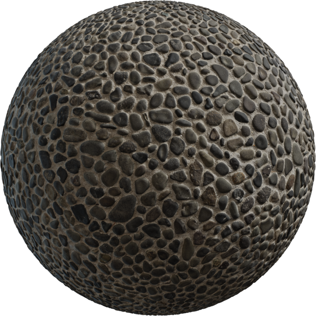 Multicolored Pebble Floor Texture • Poly Haven