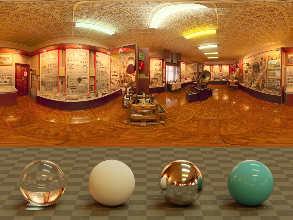 博物馆 of Ethnography · HDRI环境（Museum of Ethnography）