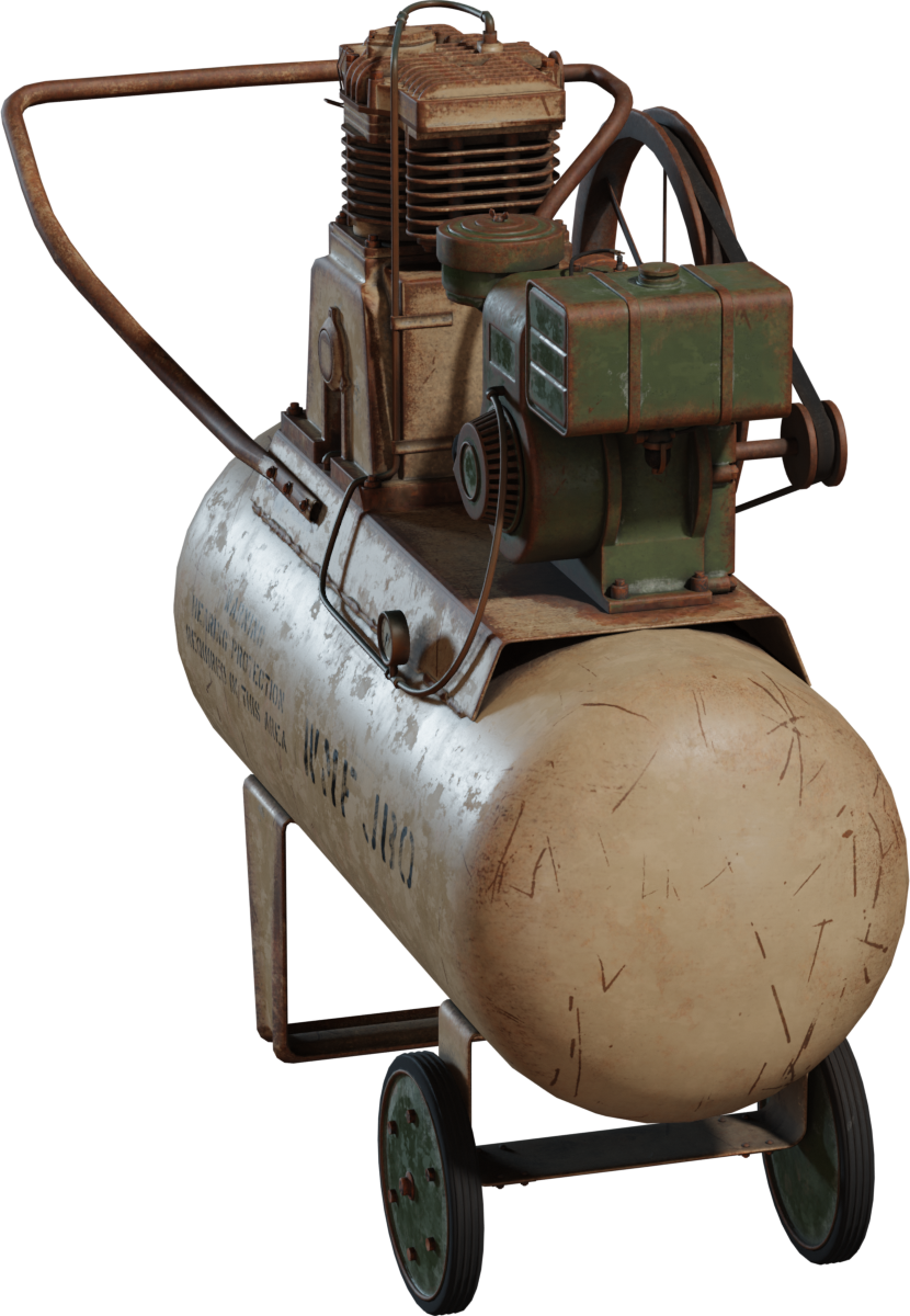 陈旧军用压缩机 · 模型（Old Military Compressor）