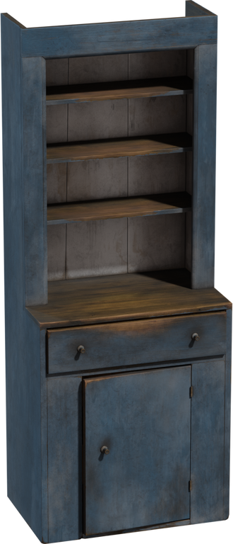 Painted Wooden Cabinet 02
