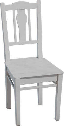 Painted Wooden Chair 01 — free furniture CC0 3D model