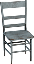 Painted Wooden Chair 02