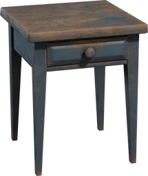 Painted Wooden Nightstand