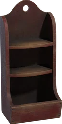 Painted Wooden Shelves
