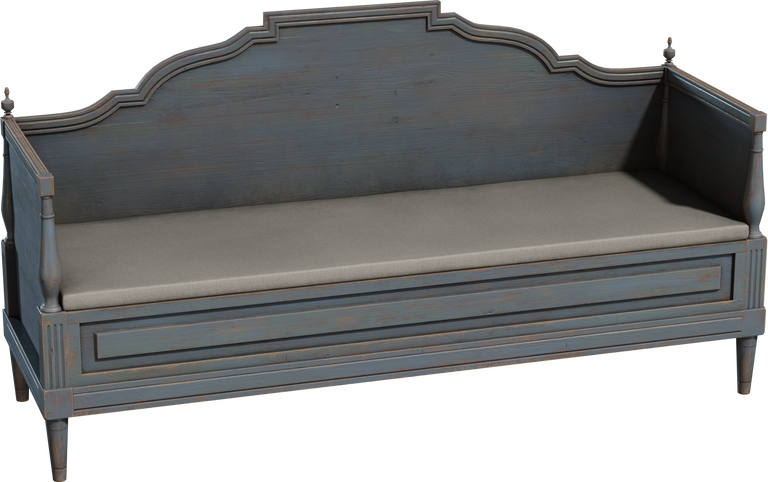 Painted Wooden Sofa