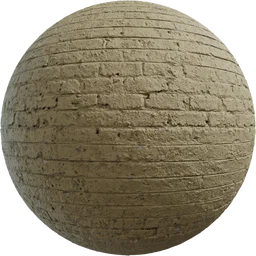 Painted Worn Brick