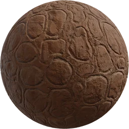 Patterned Clay Wall