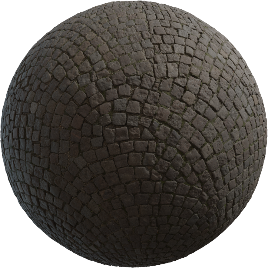 图案纹理鹅卵石 · PBR材质(Patterned Cobblestone)
