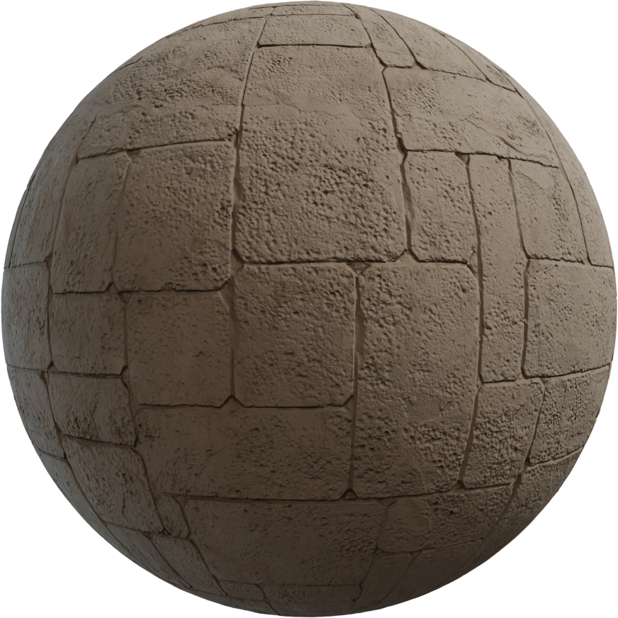 图案纹理混凝土墙面 · PBR材质(Patterned Concrete Wall)