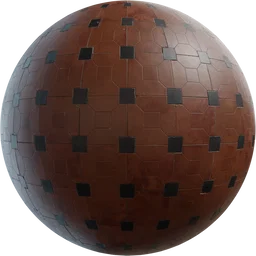 Patterned Terracotta Tiling
