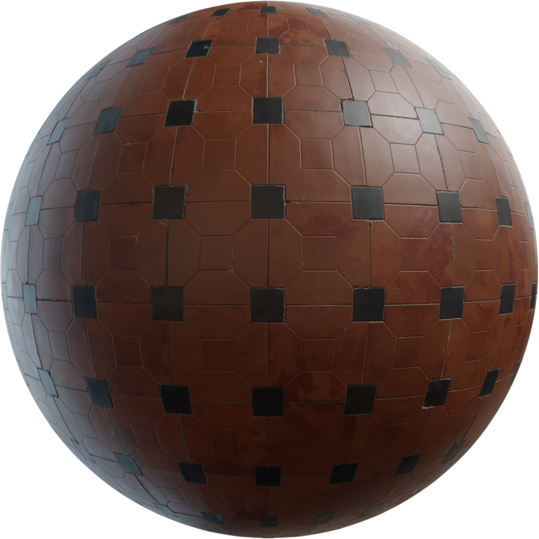 Patterned Terracotta Tiling