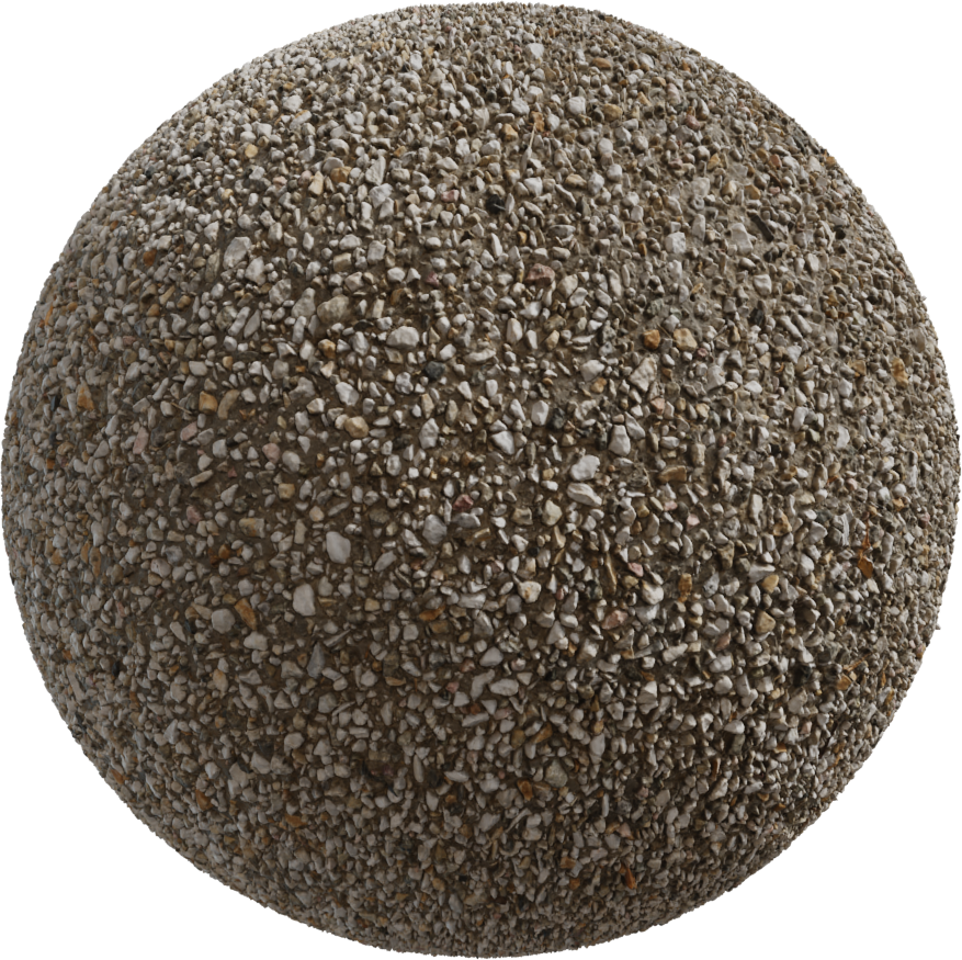 卵石 Cemented 地面 · PBR材质（Pebble Cemented Floor）