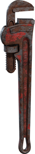 Pipe Wrench — free tools CC0 3D model