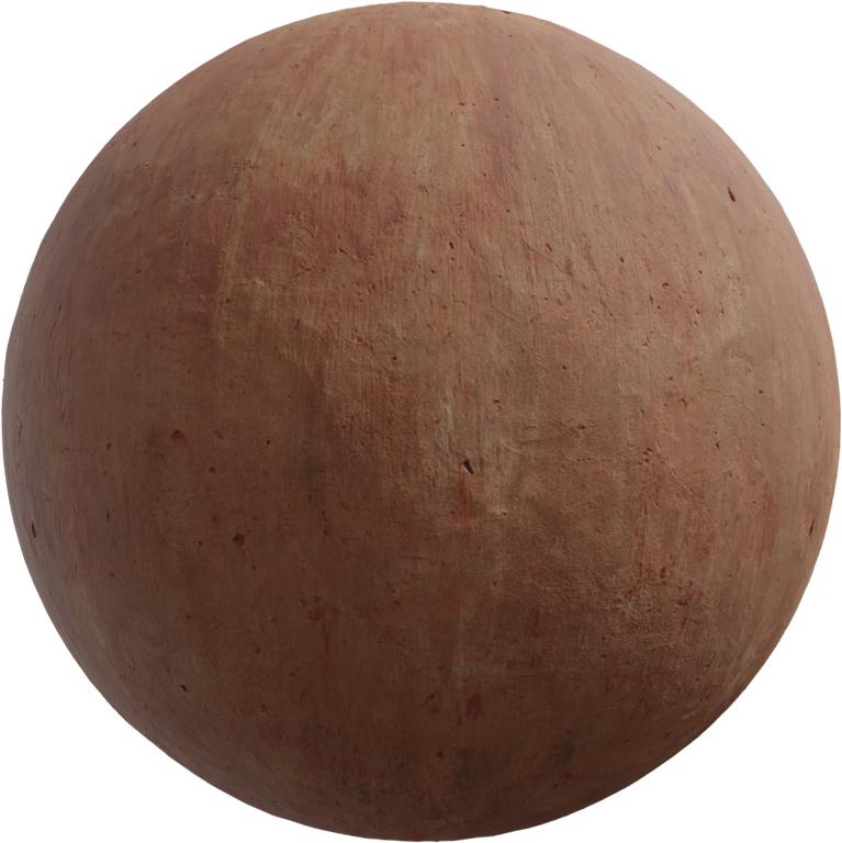 Red Plaster Weathered