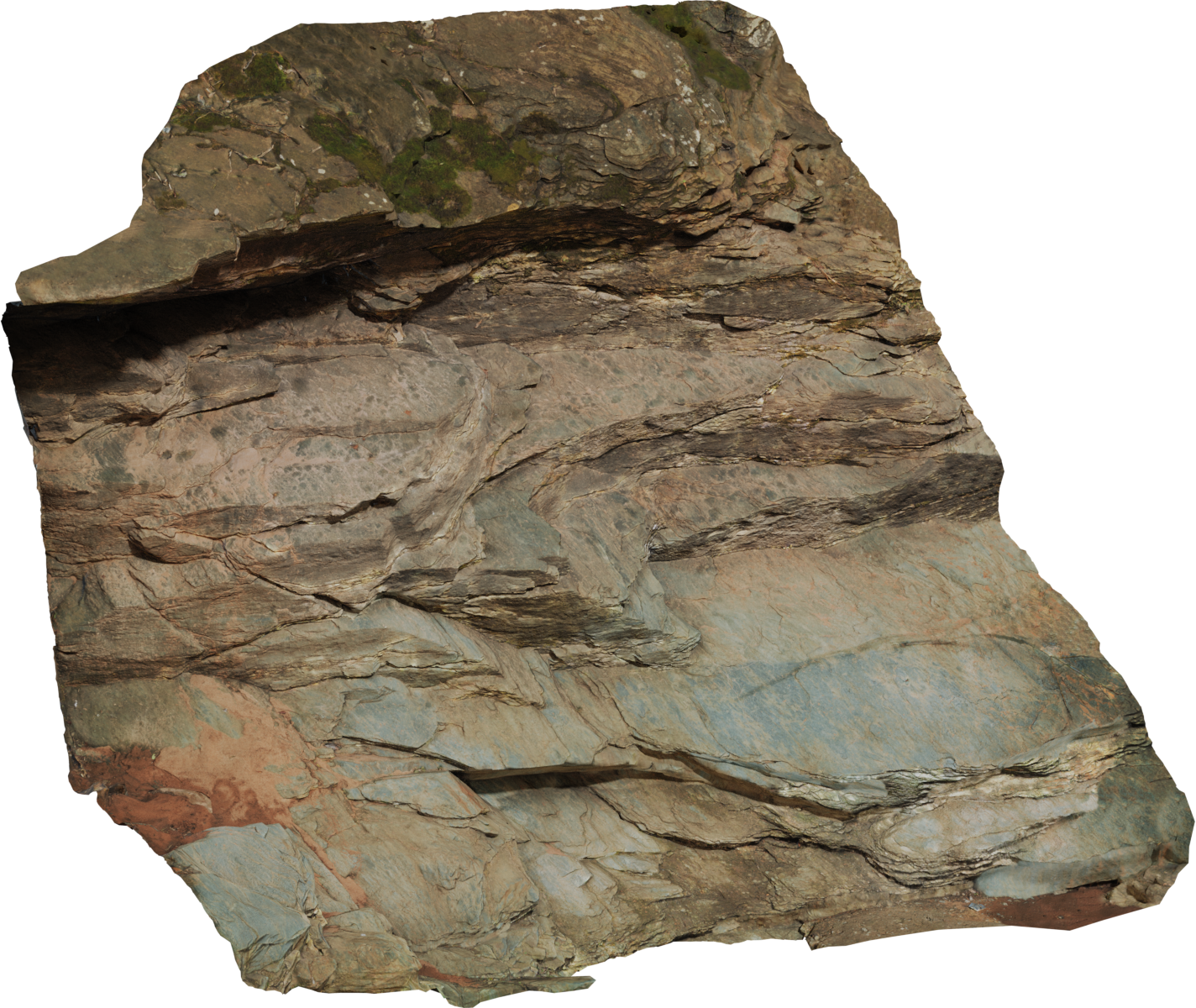 岩壁 01 · 模型（Rock Face 01）