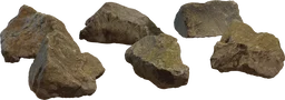 Rock Moss Set 01