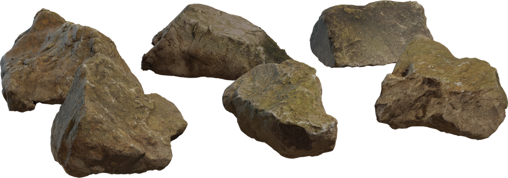 Rock Moss Set 01
