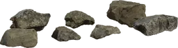 Rock Moss Set 02