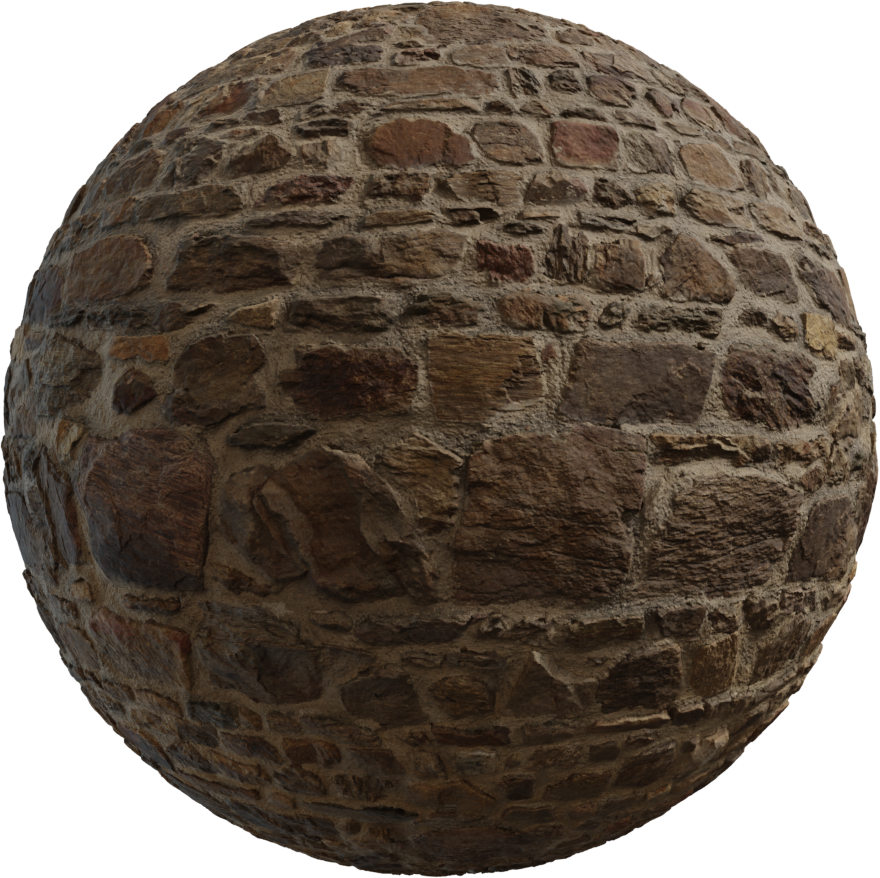 岩石墙面 04 · PBR材质(Rock Wall 04)