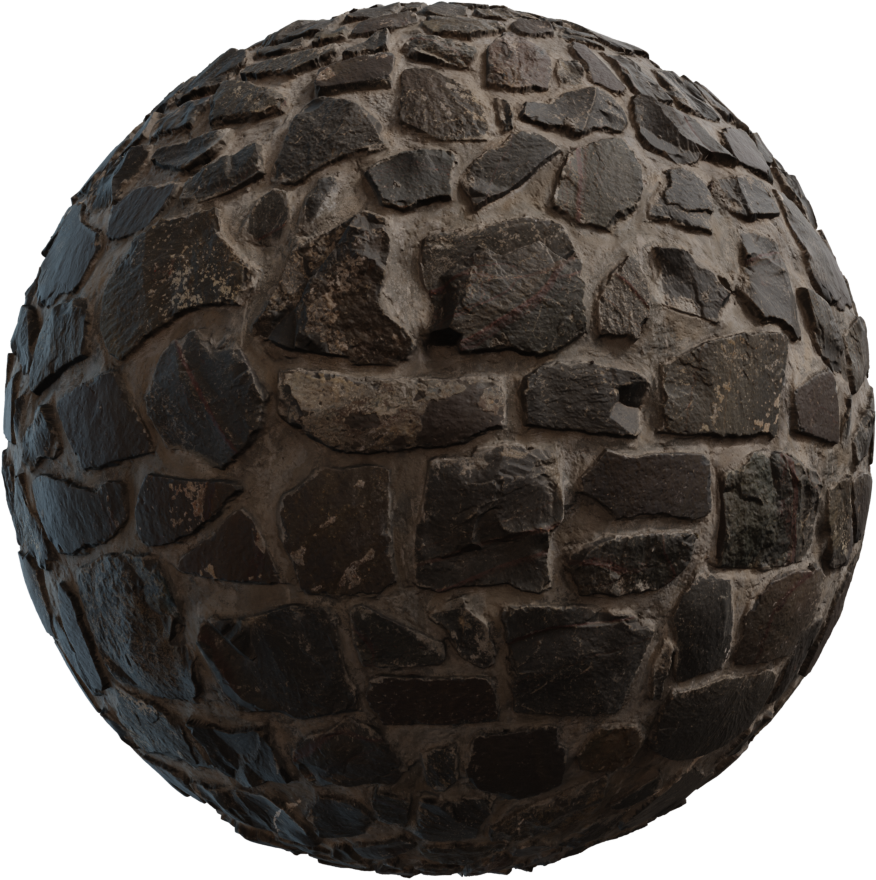 岩石墙面 13 · PBR材质(Rock Wall 13)
