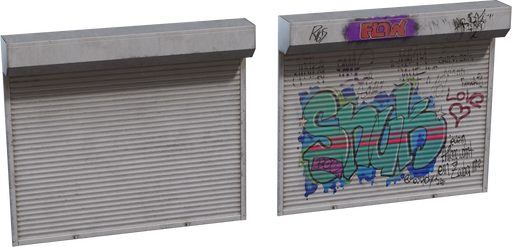 Rollershutter Window 01 — free tools CC0 3D model