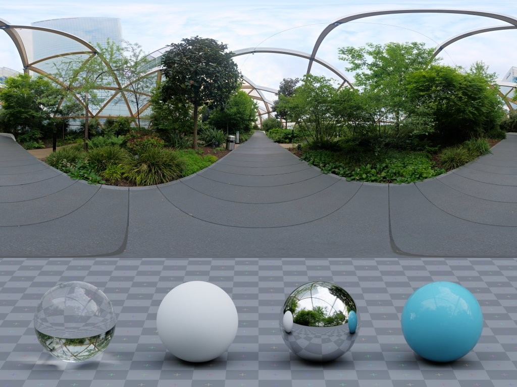 屋顶花园 · HDRI环境(Roof Garden)