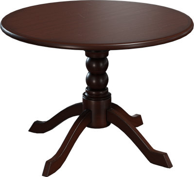 Round Wooden Table 01
