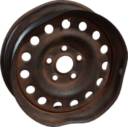 Rusted Wheel Rim 01