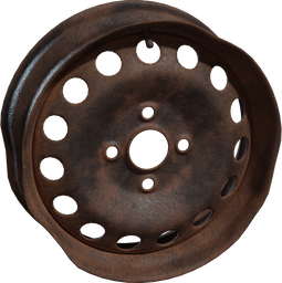 Rusted Wheel Rim 02