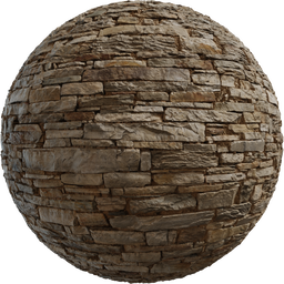 Rustic Stone Wall 02