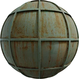 Rusty Metal Grid