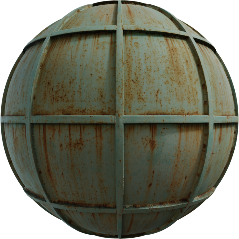 Rusty Metal Grid
