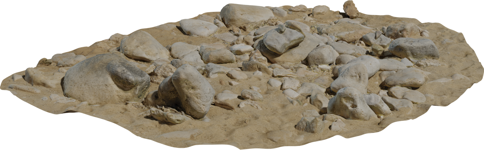 沙地岩石小型 01 · 模型（Sand Rocks Small 01）