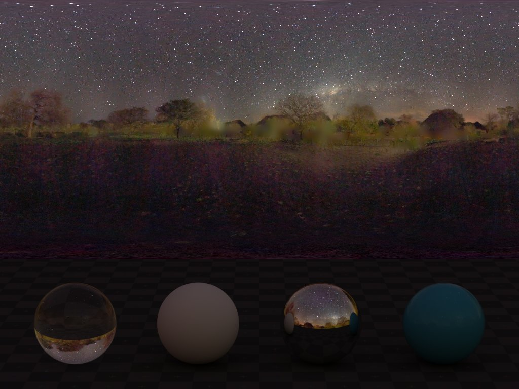 Satara 夜景 ( No Lamps ) · HDRI环境(Satara Night (No Lamps))
