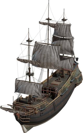 Ship Pinnace — free props CC0 3D model