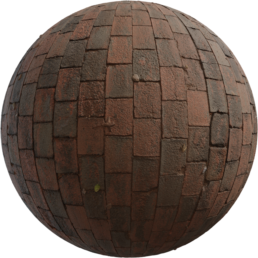 短砖块地面 · PBR材质(Short Bricks Floor)