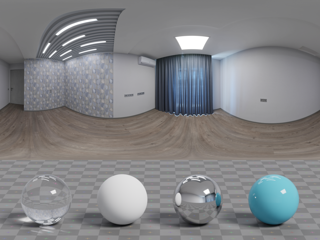 小型空旷房间 3 · HDRI环境（Small Empty Room 3）