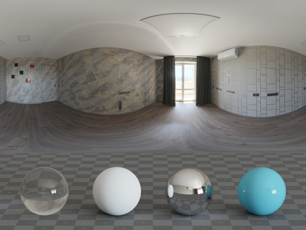 小型空旷房间 4 · HDRI环境（Small Empty Room 4）