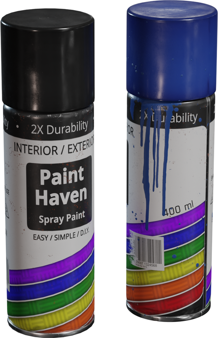 Spray Paint Bottles