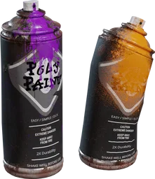 Spray Paint Bottles 02