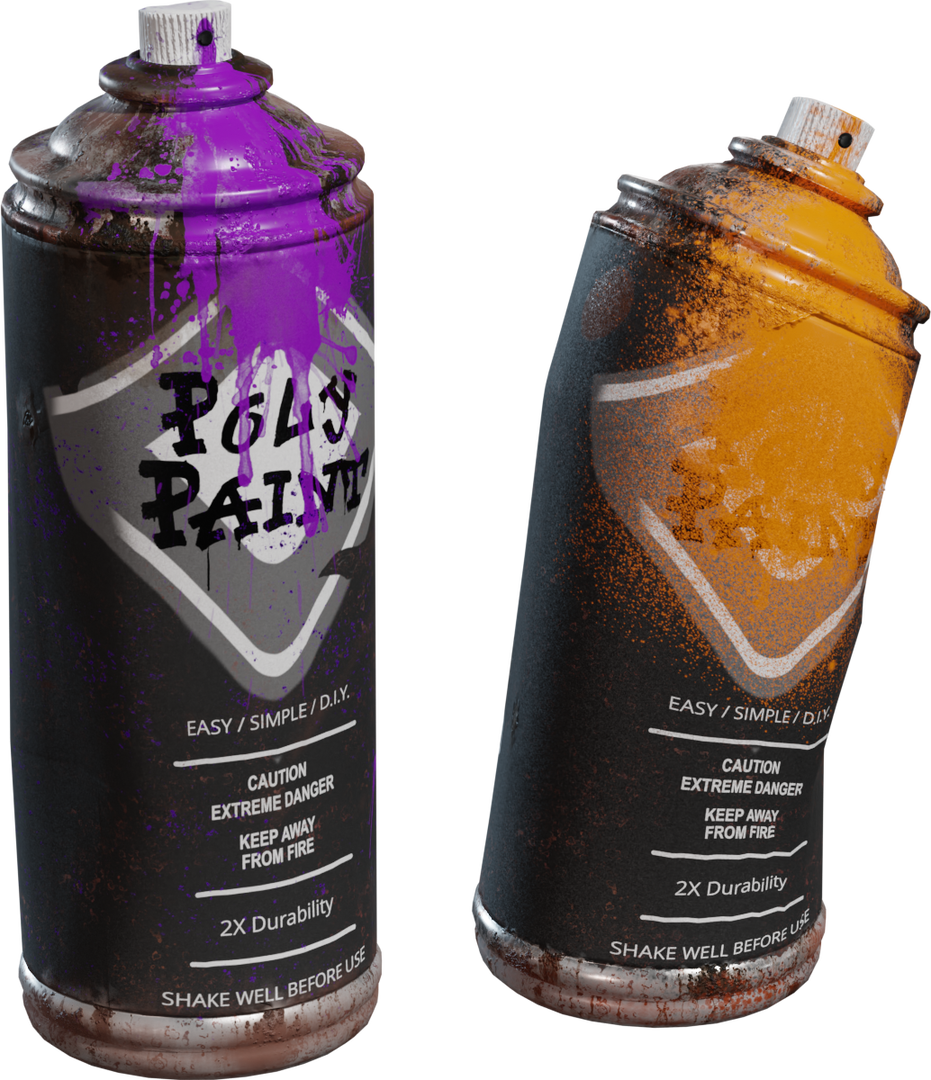 Spray Paint Bottles 02