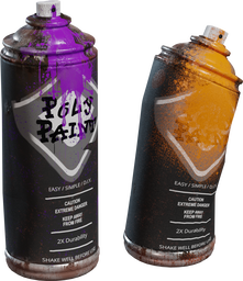 Spray Paint Bottles 02