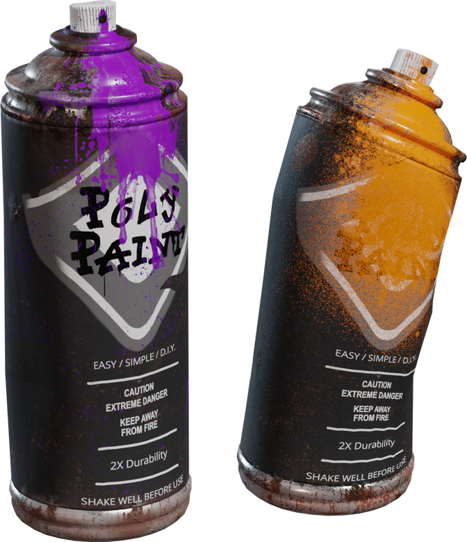 Spray Paint Bottles 02